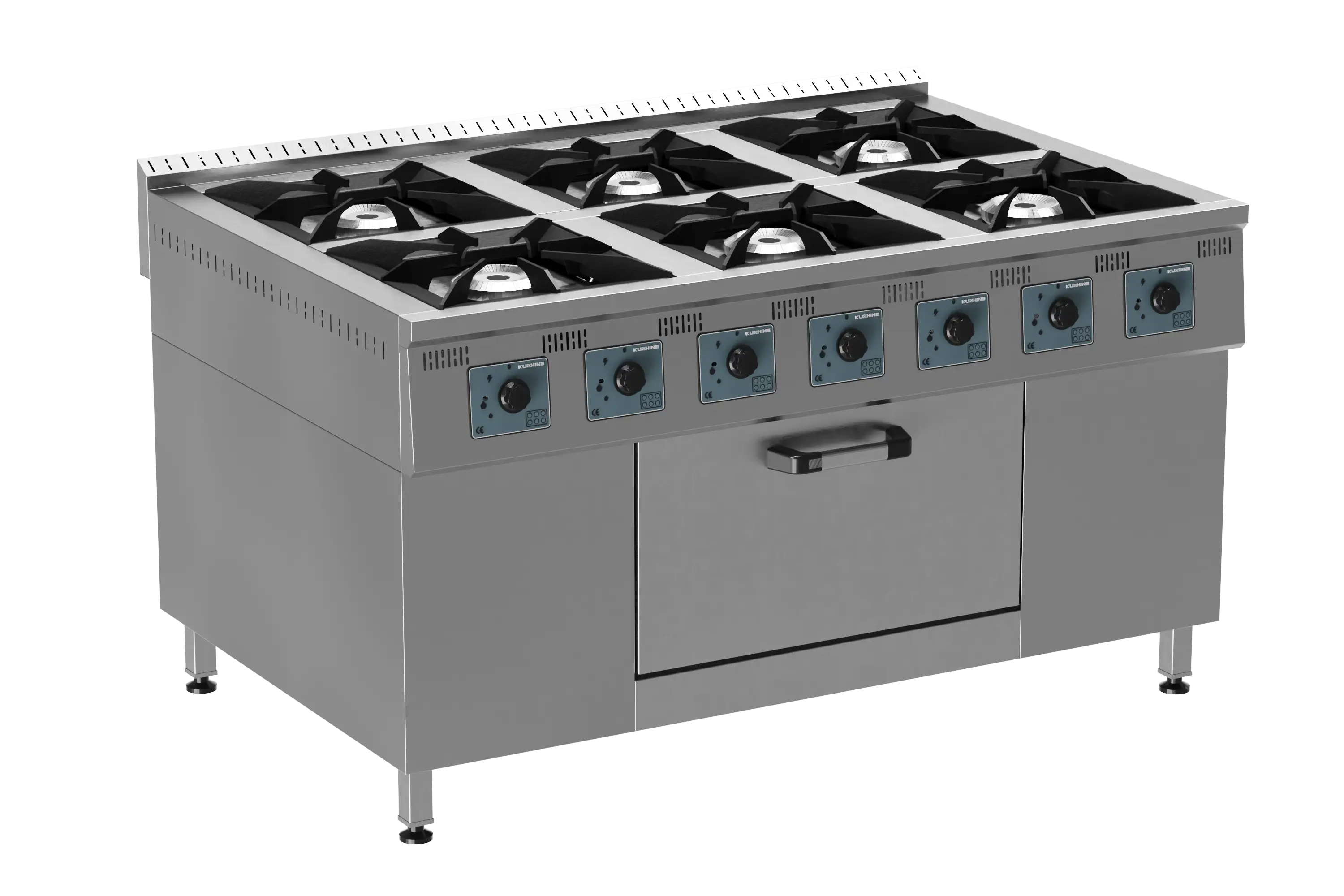 Kuzine 6 Brulörlü Doğalgaz (Gas Cooker 6 Burners With Oven NG)