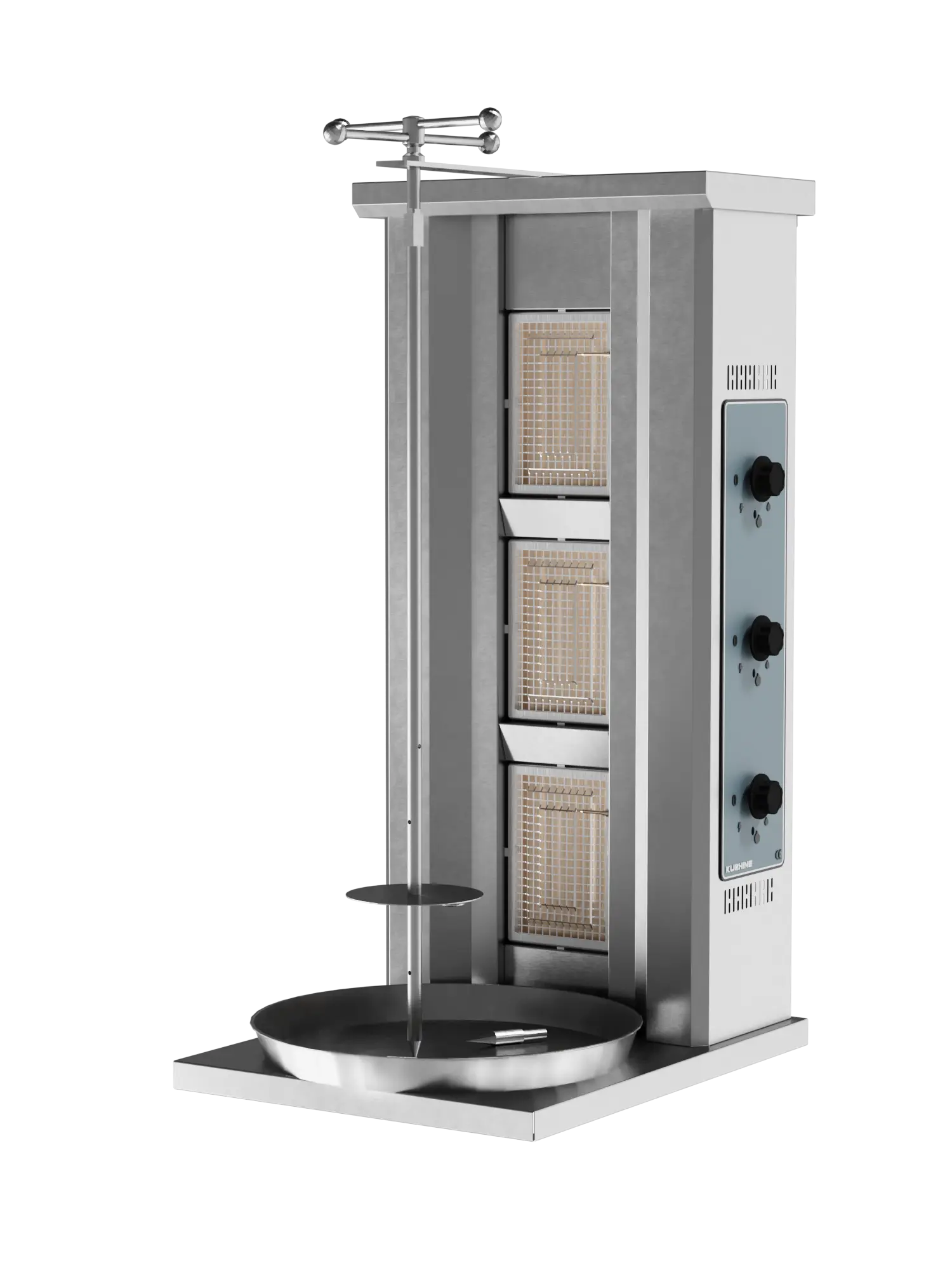 Döner Ocağı Motorsuz Doğalgazlı 3 Radyan (Gas Shawarma Machine Without Motor NG) 3 Radyan