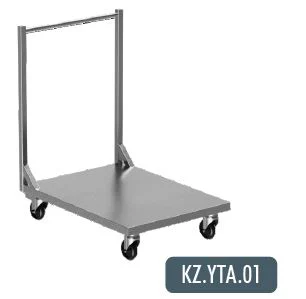 Yük Taşıma Arabası (Solid Platform Trolley) 800x600x900