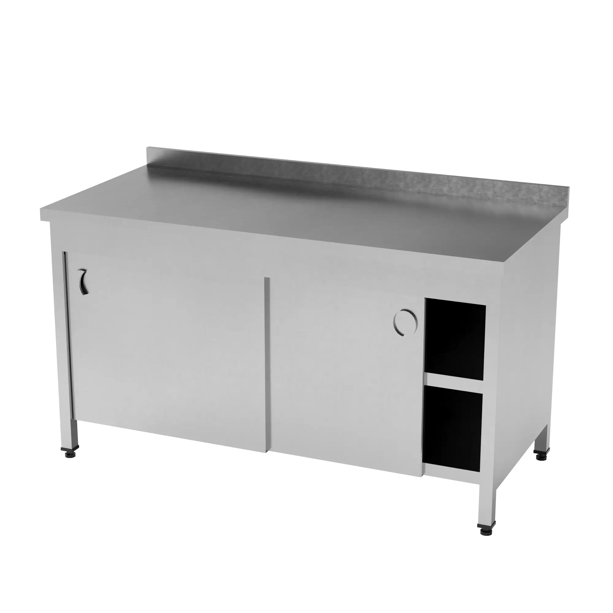 Çalışma Tezgahı Dolaplı Ara Raflı (Work Table Cabinet With Intermediate Shelve) 1200x700x850