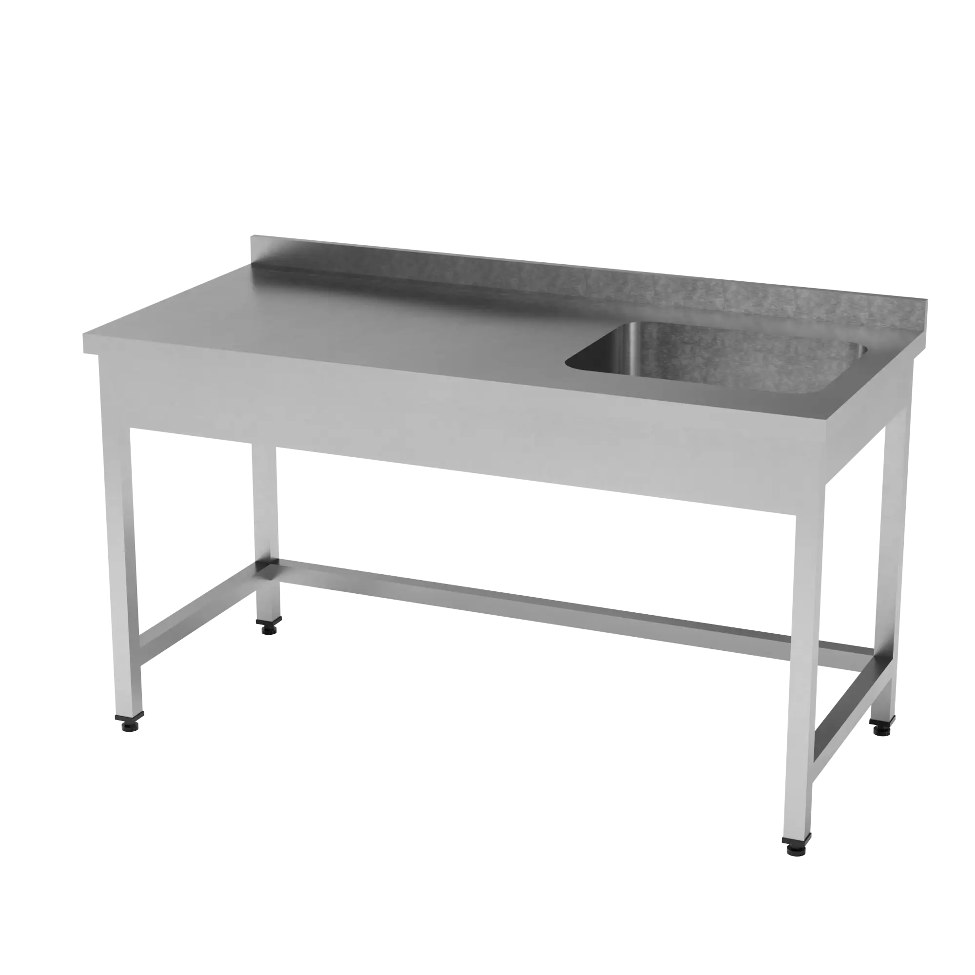 Tek Evyeli Tezgah Açık (Single Sink) 2400x700x850