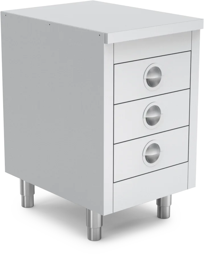 Tezgah Altı Blok Çekmece İlavesi (Drawers Unit Options) 450x500x500